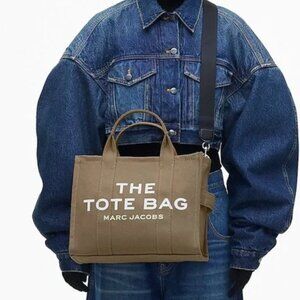 MARC JACOBS MEDIUM THE TOTE BAG SLATE GREEN